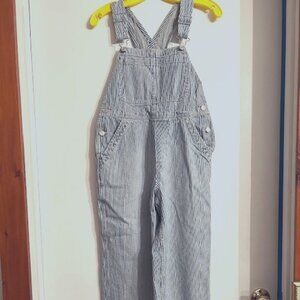 Womens Vintage GAP Striped Denim Overalls